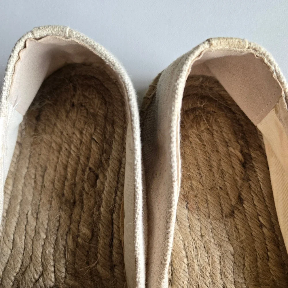 Soludos Canvas Embroidered Espadrilles Sz‎ 9.5 Watermelon Summer Vacation Casual